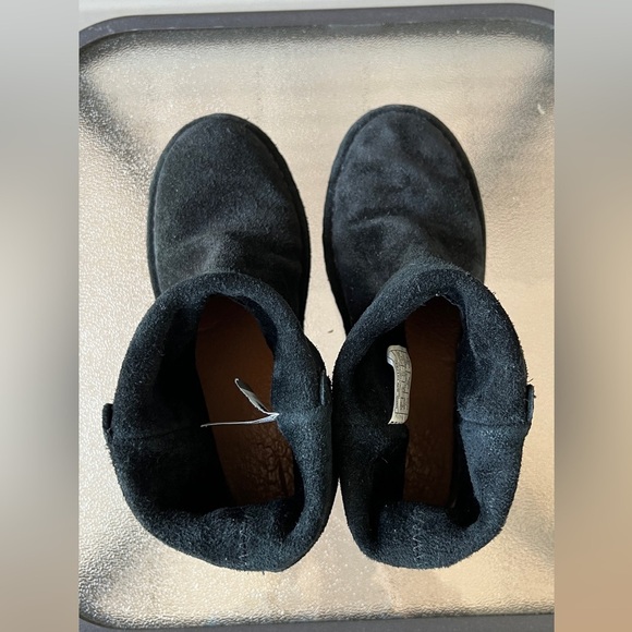 UGG Ankle Boots Black Suede Booties Women’s Shoes 6 - Picture 2 of 12